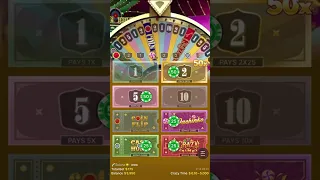 Crazy coin today 50x huge win #crazytime #casino #shorts