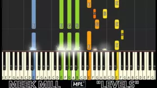 ♫ Meek Mill "Levels" Piano Tutorial Video ♫