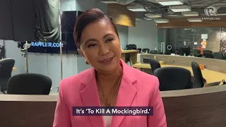 Leni Robredo talks about her favorite book 'To Kill A Mockingbird'