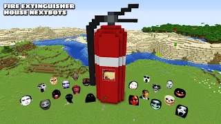 SURVIVAL FIRE EXTINGUISHER HOUSE WITH 100 NEXTBOTS in Minecraft - Gameplay - Coffin Meme