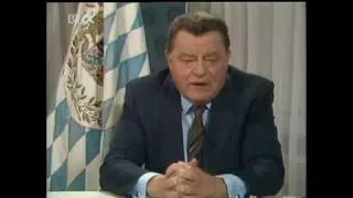 Franz Josef Strauß - Neujahrsansprache 1987 des Ministerpräsidenten von Bayern