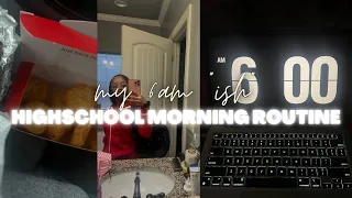 my 6am morning routine as a highschool freshman