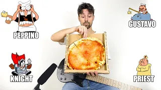 Pizza Tower sounds on guitar and pizza