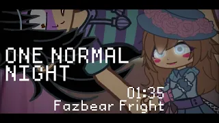 One Normal Night - Fazbear Fright: 1:35 - Gacha - Fnaf