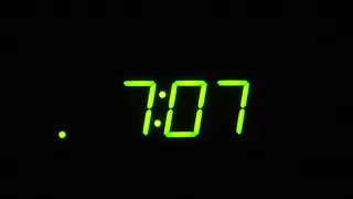 Digital Alarm Clock Time Lapse with Clock Sounds | Creative Commons Royalty Free Stock Clip