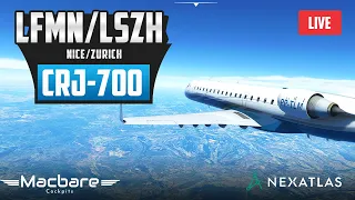 [Flight Simulator 2020] CRJ-700 Nice/Zurich - OnLine IVAO