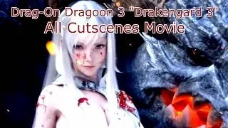 Drag-On Dragoon 3 (Drakengard 3) - All Cutscenes Movie {All Endings Included, HD} -すべてのカットシーンムービー