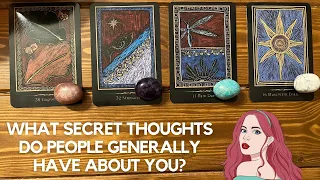 What secret thoughts do people generally have about you? ✨👨‍🦱💭✨ | Pick a card