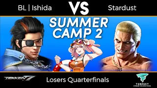 BL | Ishida (Hwoarang) vs Stardust (Geese) - Losers Quarterfinals - Bonus Round: Summer Camp 2