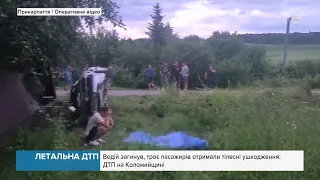 Летальна ДТП: Водій загинув, троє пасажирів отримали тілесні ушкодження