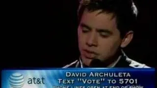 David Archuleta - And So It Goes (5-13-08)