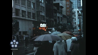 Rainy San Francisco and Pier 43 1961