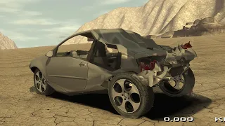 GTA 4 - Cliff Drops Crashes #1 (Realistic Car Damage Mod)