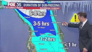 Coldest weather in years on the way to Central Florida