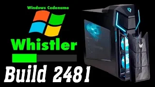 Установка Windows Whistler Build 2481 на современный компьютер