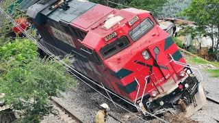 Descarrilamiento en Mazatepec! Despues viene el Trenerio