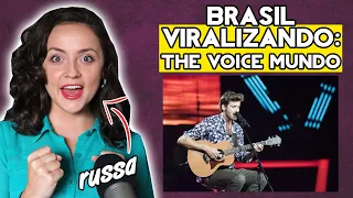 REAÇÃO MUSICAS BRASILEIRAS NO THE VOICE NO EXTERIOR