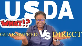 USDA Direct Loan vs Guaranteed Loan.what’s the difference?#usdaloan #househunting #usda