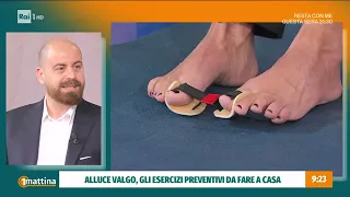 Alluce Valgo ne parla ad UnoMattina sulla Rai il dott. Andrea Bernetti - 27.03.2023