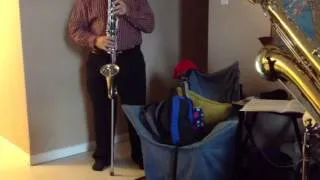 New Peg Leg for Gregg, this time for low Eb Bass Clarinet