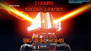 Opening ~1500 Apex Legends Packs For Heirlooms! (3+ HRS SPED UP)