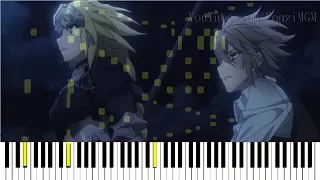 【FULL】[Fate/Apocrypha OP] "Eiyuu Unmei no Uta" / 英雄 運命の詩 - EGOIST (Piano Synthesia Cover)