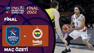 BSL Playoff Final Üçüncü Maç Özet | Anadolu Efes 103-92 Fenerbahçe Beko