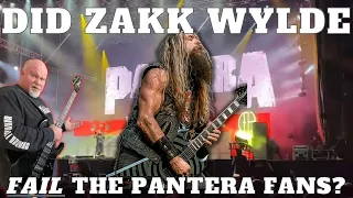 Did Zakk Wylde Fail Pantera Fans?