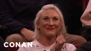 Audience Member Theme Songs: Almost Gwen Stefani Edition | CONAN on TBS