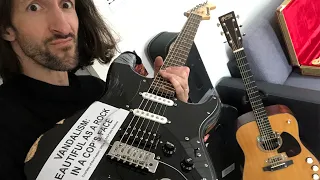 How I made that guitar (Kurt Cobain Vandalism Strat live at the Paramount edition) by Khristore