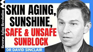 SKIN AGING, Sunshine, Safe & Unsafe Sunblocks | Dr David Sinclair Interview Clips