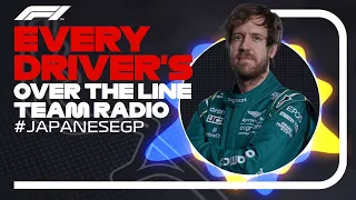 Every Driver's Radio At The End Of Their Race | 2022 Japanese Grand Prix
