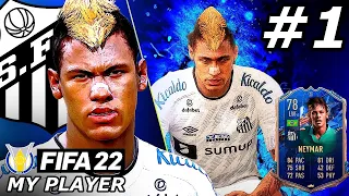 FIFA 22 Neymar Jr Player Career Mode EP1 - THE BEGINNING!!🔥🇧🇷