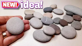 Incredibly Beautiful Idea With Flat Pebbles! Look What I Did 🥰👍