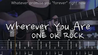 Wherever You Are (Acoustic live ver ) / ONE OK ROCK / TAB / 演奏解説 / 弾き方