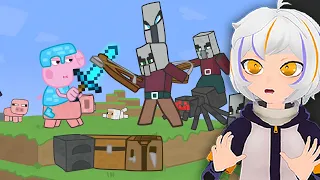 Peppa Pig en Minecraft 3 | ChuyMine REACCIONA a sequence