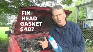 Easy Fixed Blown Head Gasket Cheap with Blue Devil Head Gasket Sealer