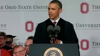 President Obama Speaks at The Ohio State University Commencement Ceremony