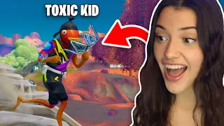 Toxic Kid Thinks Girls are Bad at Fortnite...