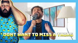 GABRIEL HENRIQUE | I DONT WANT TO MISS A THING | REACTION