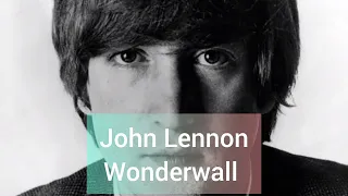 John Lennon cover AI - Wonderwall