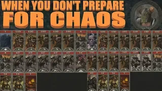 When You Don't Prepare For Chaos