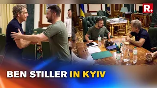 WATCH: Zelenskyy Meets Hollywood Actor Ben Stiller In Kyiv