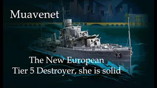 World of Warships - Muavenet Review, great new line of Destroyers