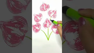 onion painting / vegetable art / short art