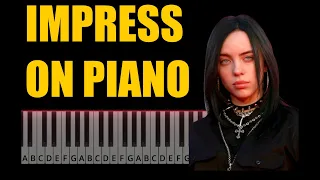 Billie Eilish - What I was made for | Easy piano tutorial for beginners