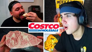 ROIER REACCIONA A LA CAPITAL: Desde Tamales hasta Wagyu | Probando la comida de Costco