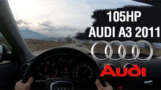 2011 Audi A3 1.6 TDI 105HP POV Test Drive #3 AUTOHS