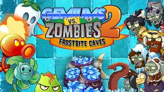 Can You Beat Plants Vs. Zombies With Only Gems? [Frostbite Caves]