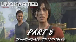 Uncharted: The Lost Legacy Walkthrough Part 5 - The Western Ghats All Collectibles/Crushing